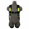 Safewaze Reflective Full Body Harness: 1D, MB Chest, TB Legs FS-HIVIS185